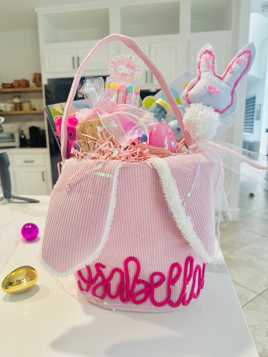 Easter Basket With Floppy Ears