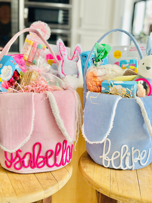 Easter Basket With Floppy Ears