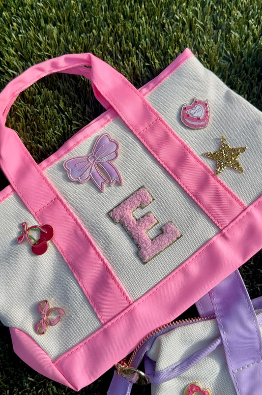 Coquette Mom Mini Canvas Tote