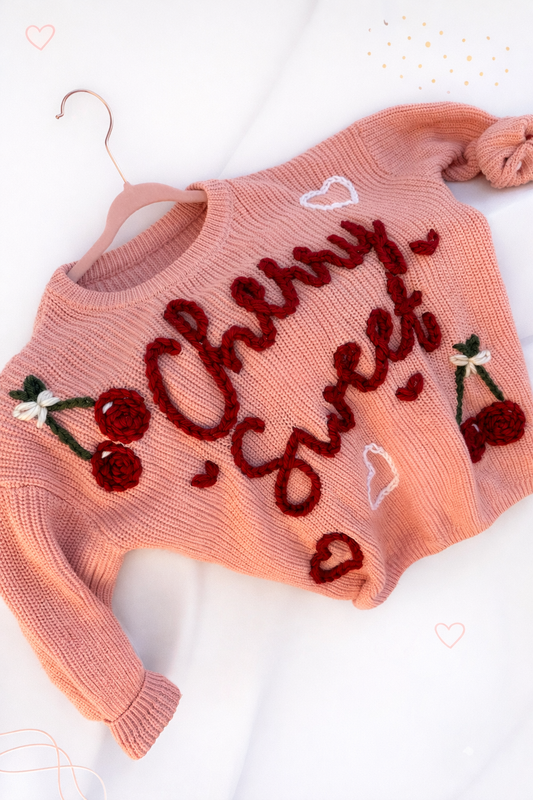 Cherry Sweet Valentine’s Day Sweater