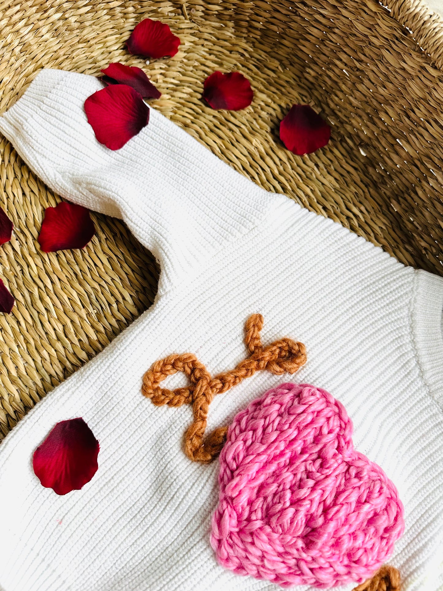 Valentine’s Day Toddler Heart Sweater