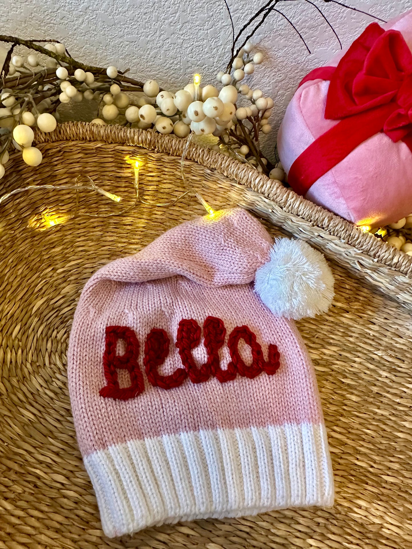 Pink Santa Hat (big kid/adult)