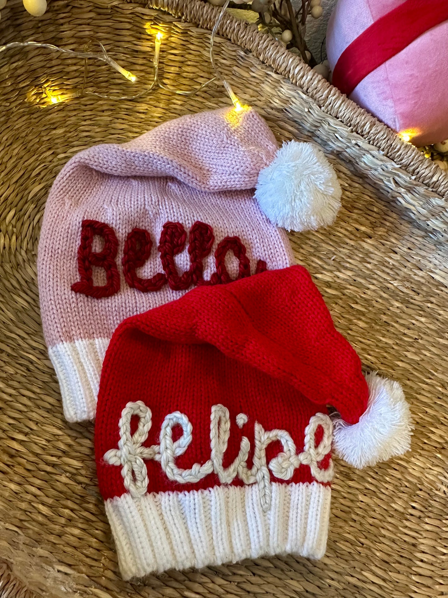 Pink Santa Hat (big kid/adult)