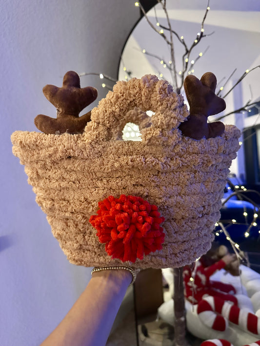 Reindeer Gift Basket