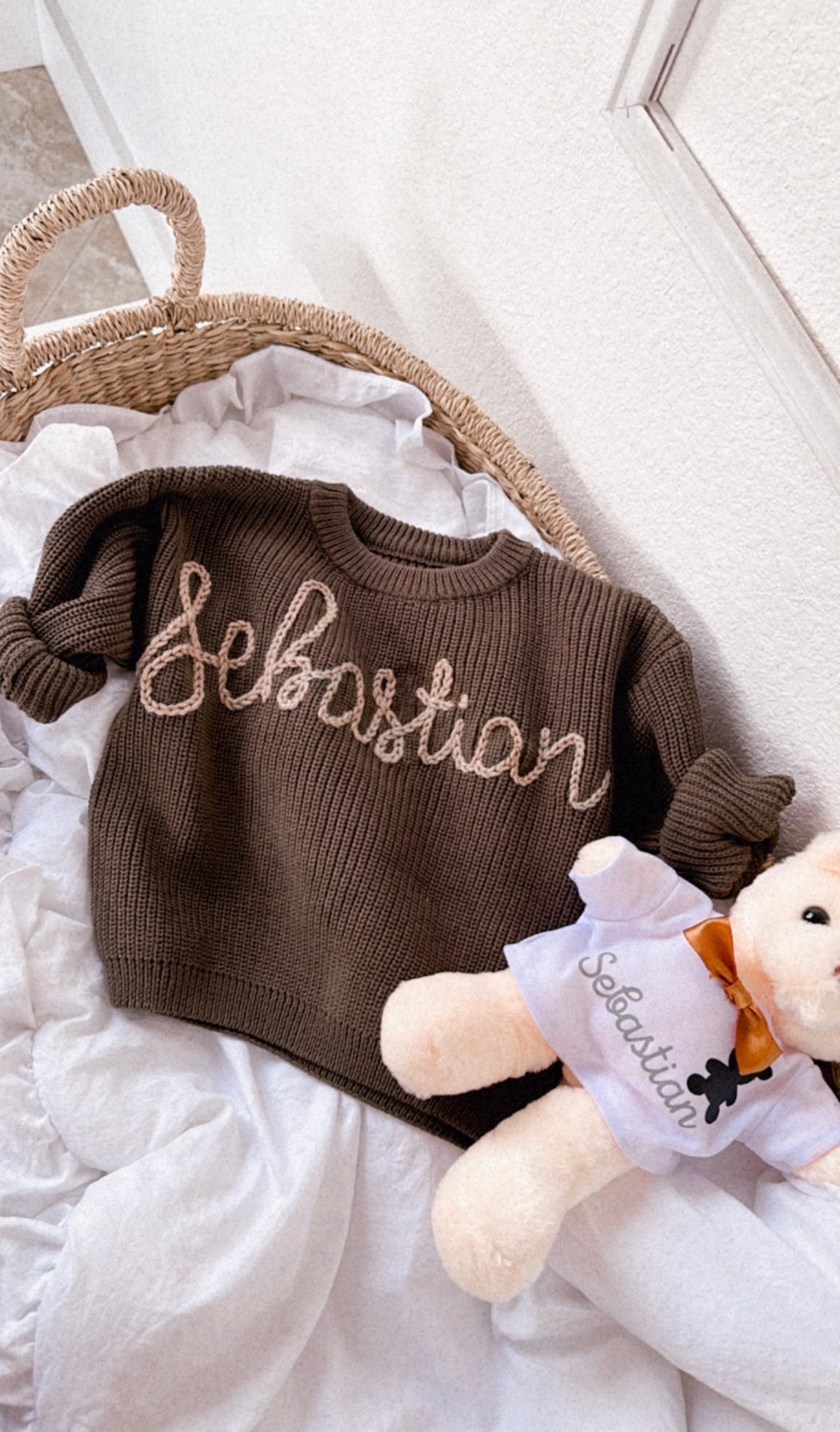 Holiday Toddler Name Sweater