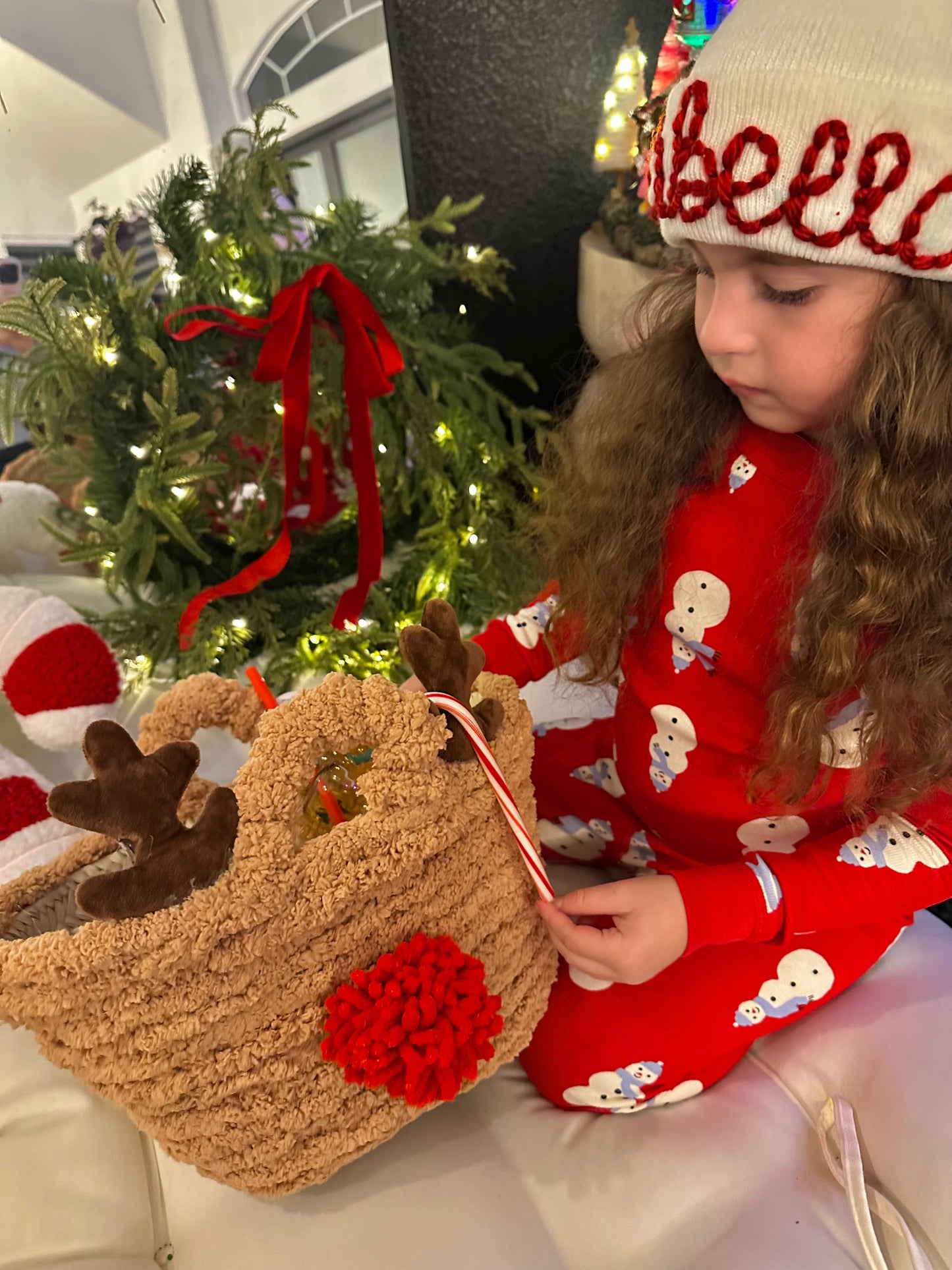 Reindeer Gift Basket