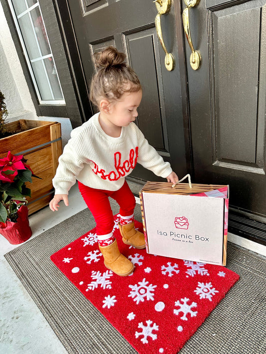 Holiday Toddler Name Sweater