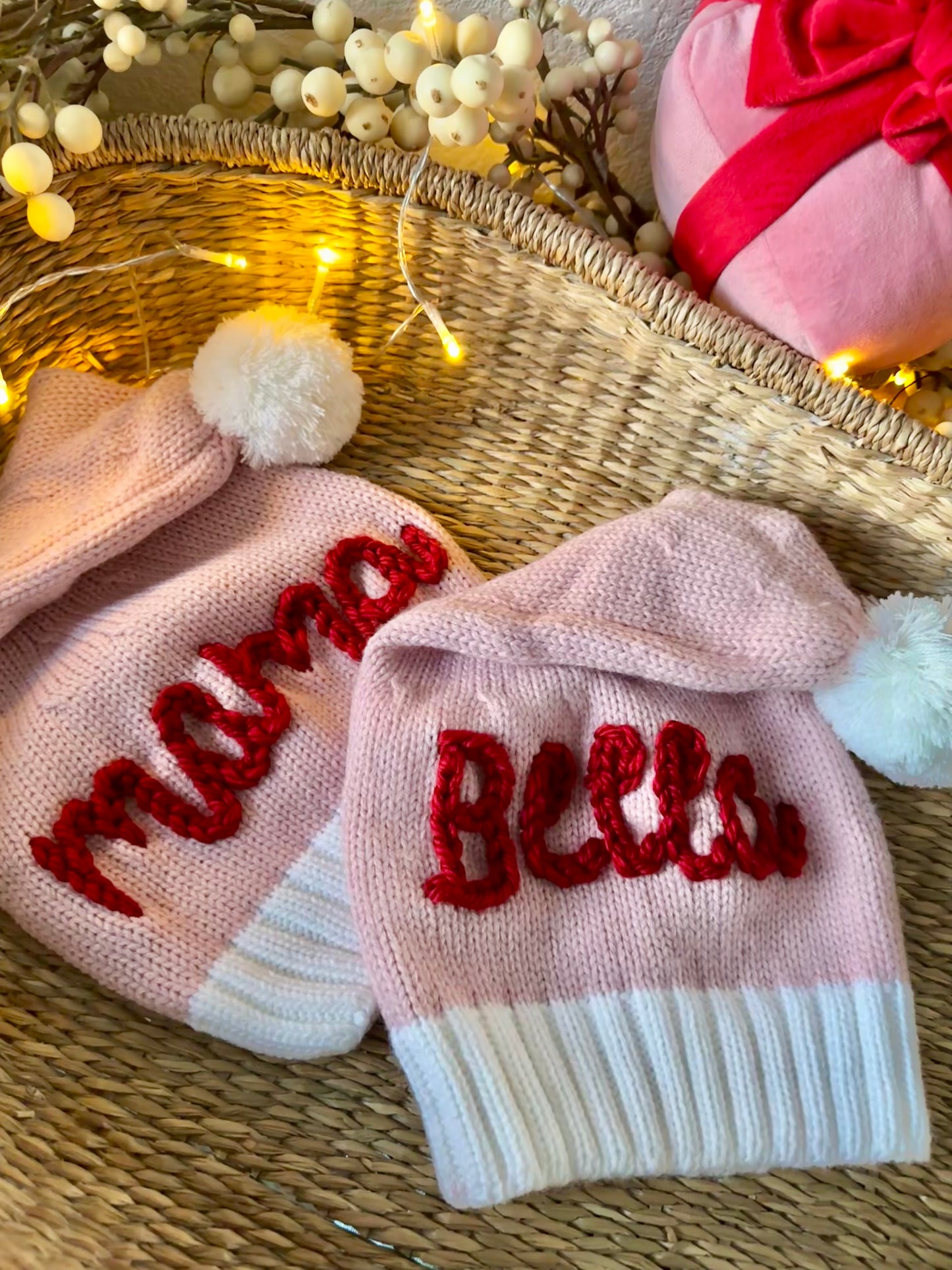 Pink Santa Hat (big kid/adult)