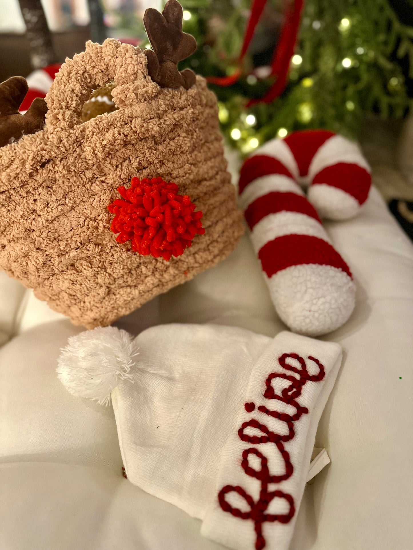 Reindeer Gift Basket