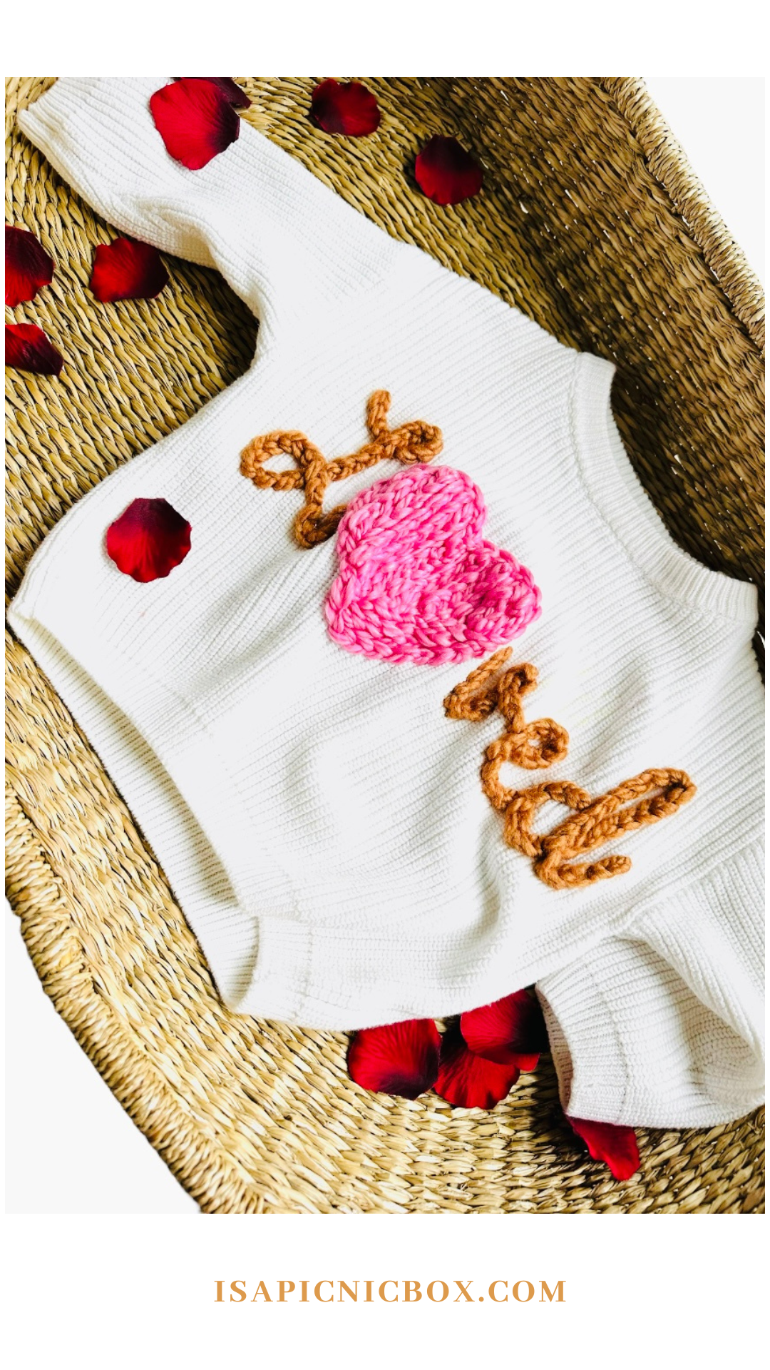 Valentine’s Day Toddler Heart Sweater