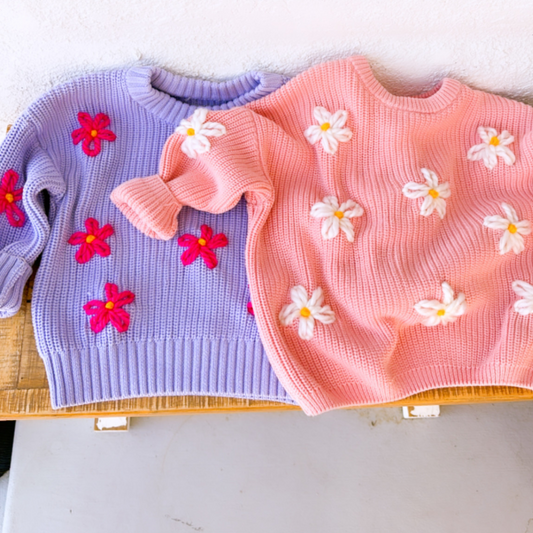 Daisy Flower Sweater