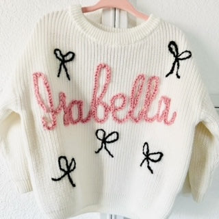 Chunky Name Sweater