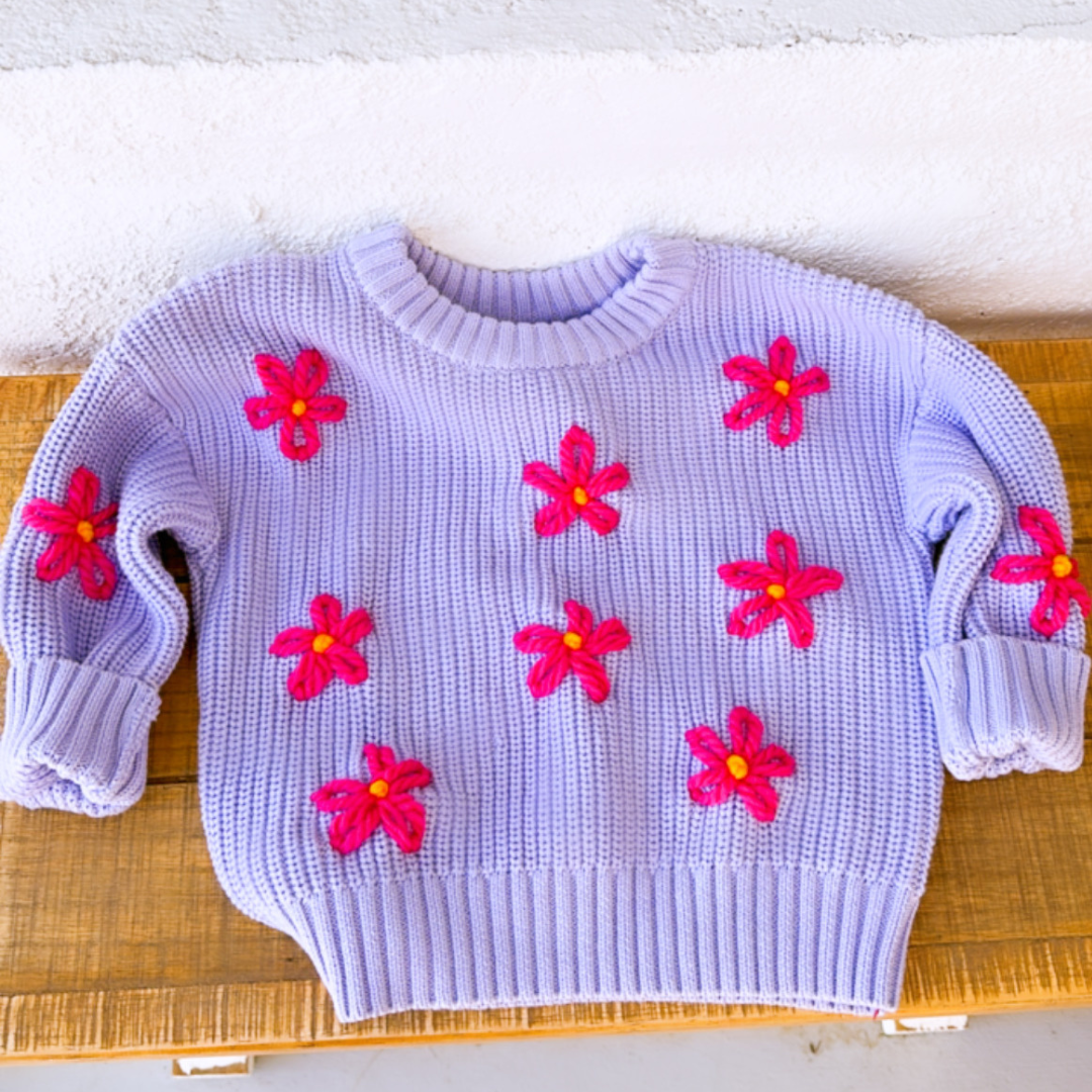 Daisy Flower Sweater