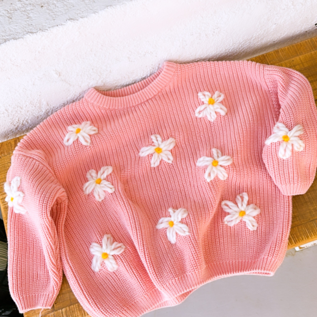 Daisy Flower Sweater