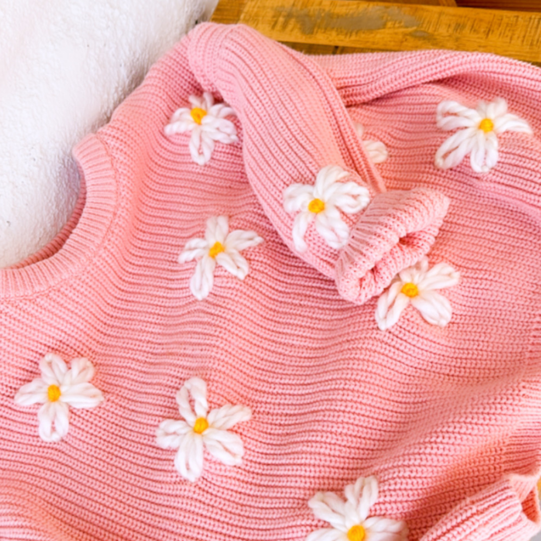 Daisy Flower Sweater