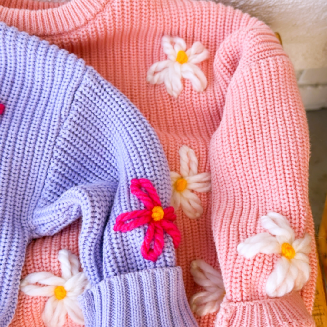 Daisy Flower Sweater