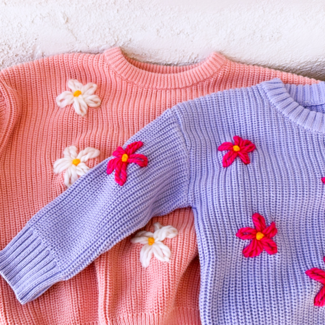 Daisy Flower Sweater