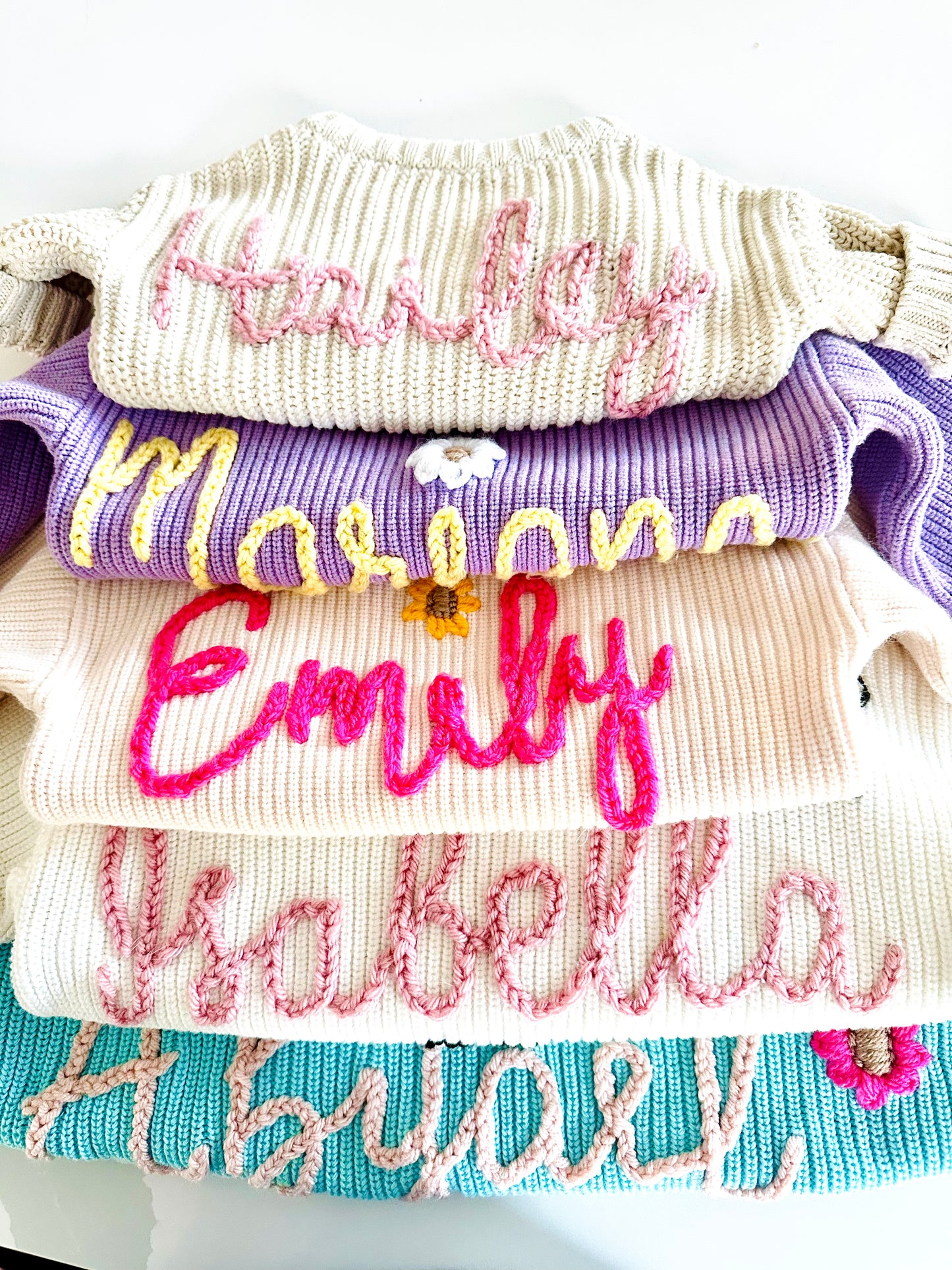 Chunky Name Sweater