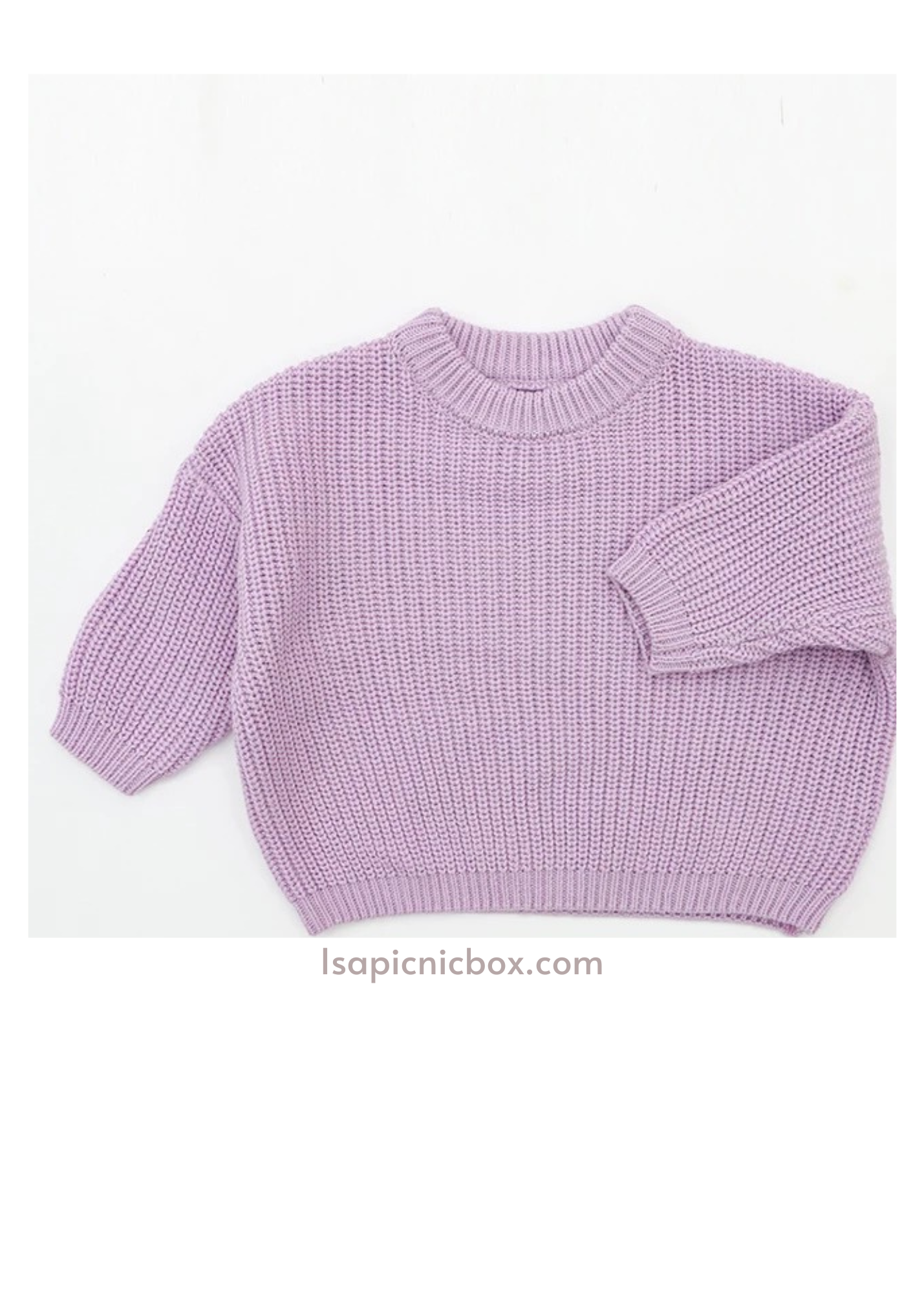 Chunky Name Sweater