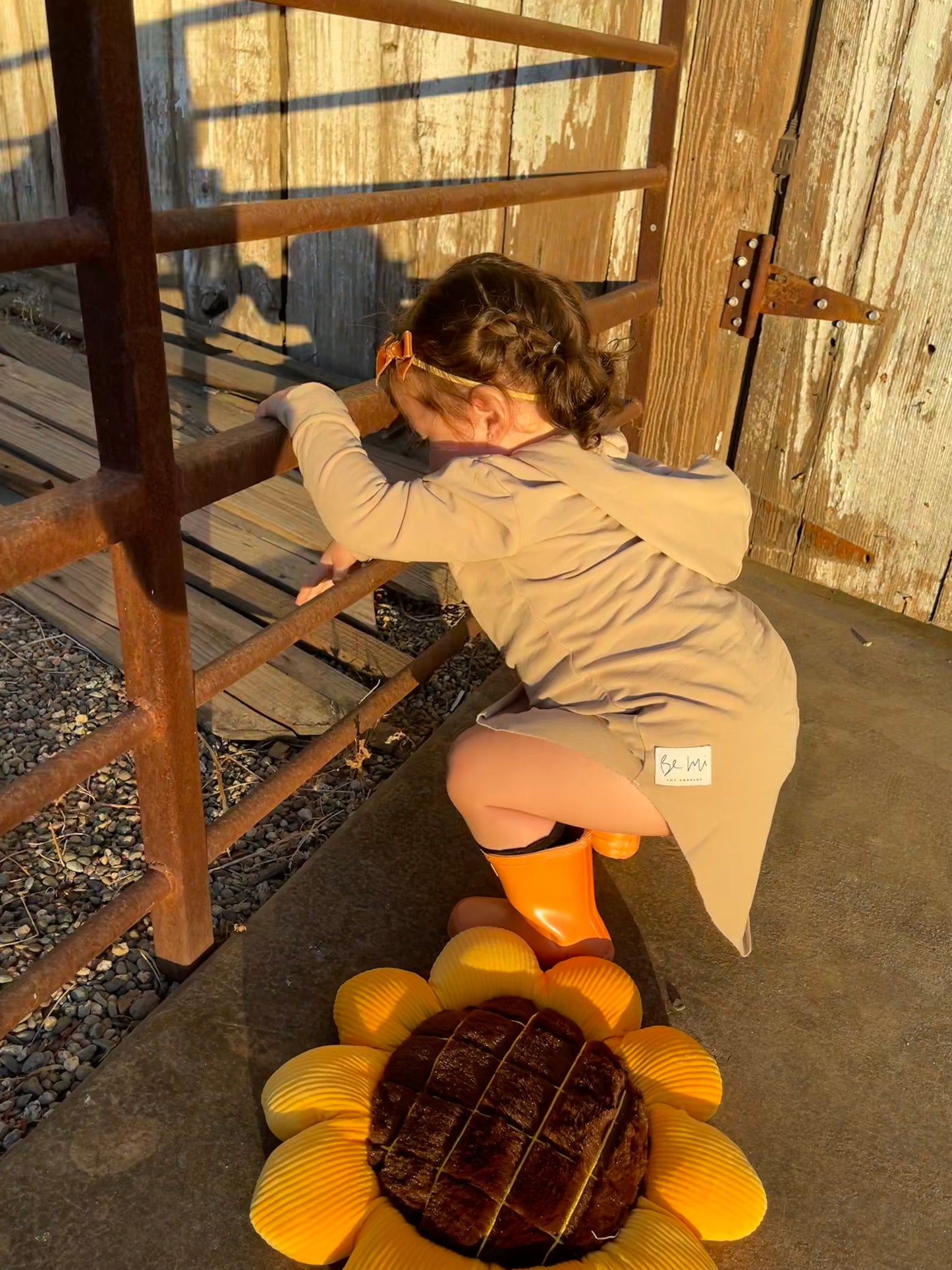 Sunflower Floor Pillow